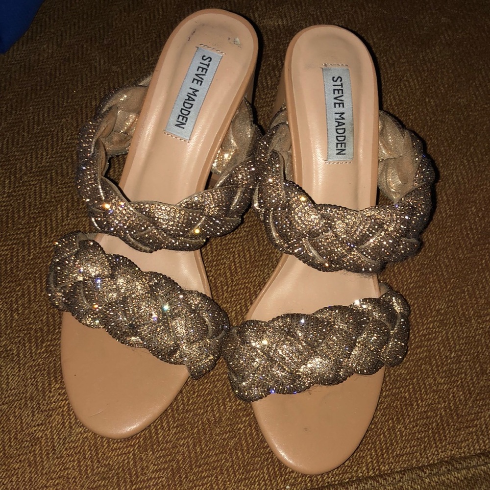 COPY - Steven maddens tan heels,only wore them once.